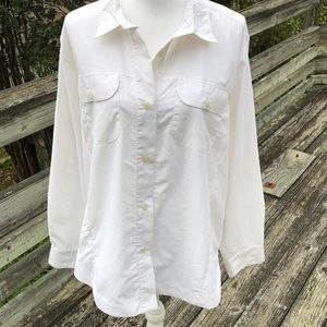 NWT Campmor white performance shirt.